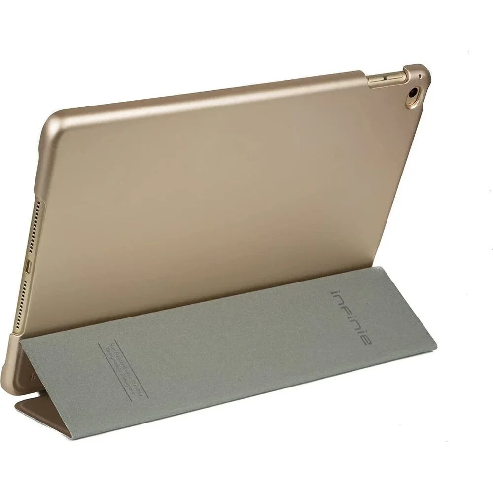 Infinie iPad Air 2 Smart Case Cover Beige PU Leather Slim Sleep Wake Protective